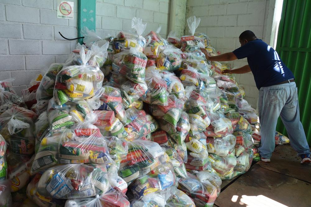 Mais de 3 mil cestas básicas garantiram o alimento a famílias em vulnerabilidade