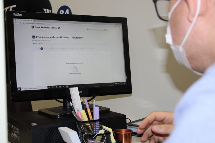 Emplacamento de veículo online é disponibilizado pelo Detran-BA