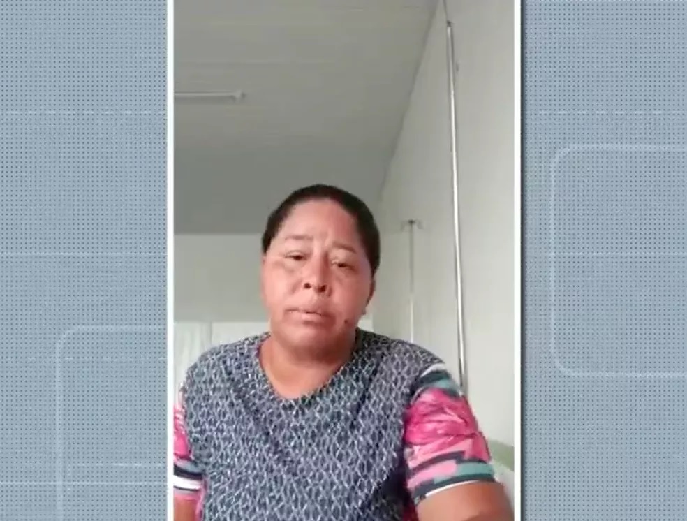 Enfermeira dá copo com cachaça a paciente internada em hospital na Bahia: 