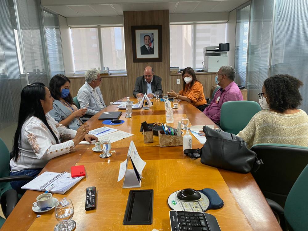 Comissão Executiva do Finisterra reúne com deputada Alice Portugal e presidente da Bahiagás