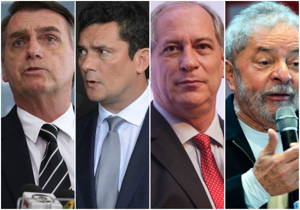Primeira pesquisa sem Moro mostra Lula com 44% e Bolsonaro com 30%