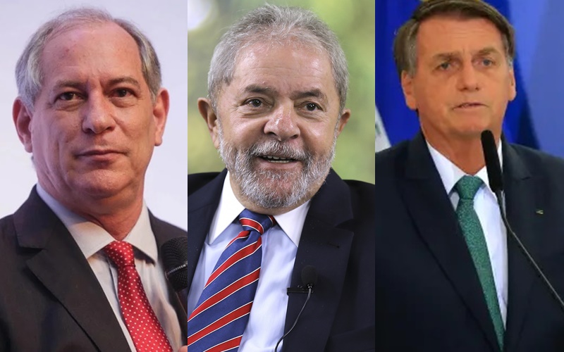 Exame/Ideia: Lula tem 42% no 1º turno; Bolsonaro, 33%; e Ciro, 10%