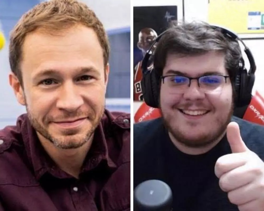Tiago Leifert e Casimiro Miguel comentam jogos em streaming