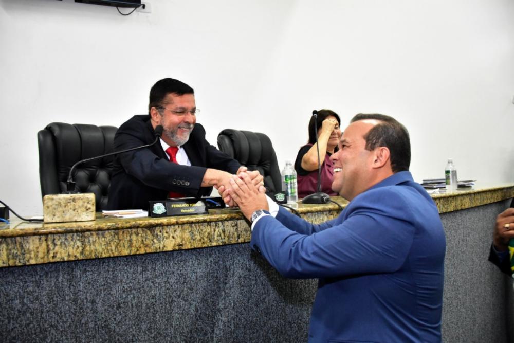 Geraldo Júnior, presidente da Câmara de Salvador, visita Casa Legislativa de Feira