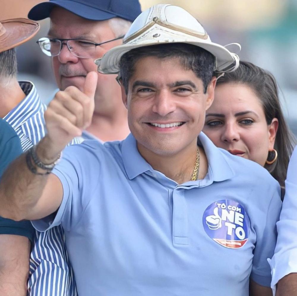 Pesquisa Quaest para o governo da Bahia: ACM Neto tem 67%; Jerônimo, 6%; e Roma, 5%