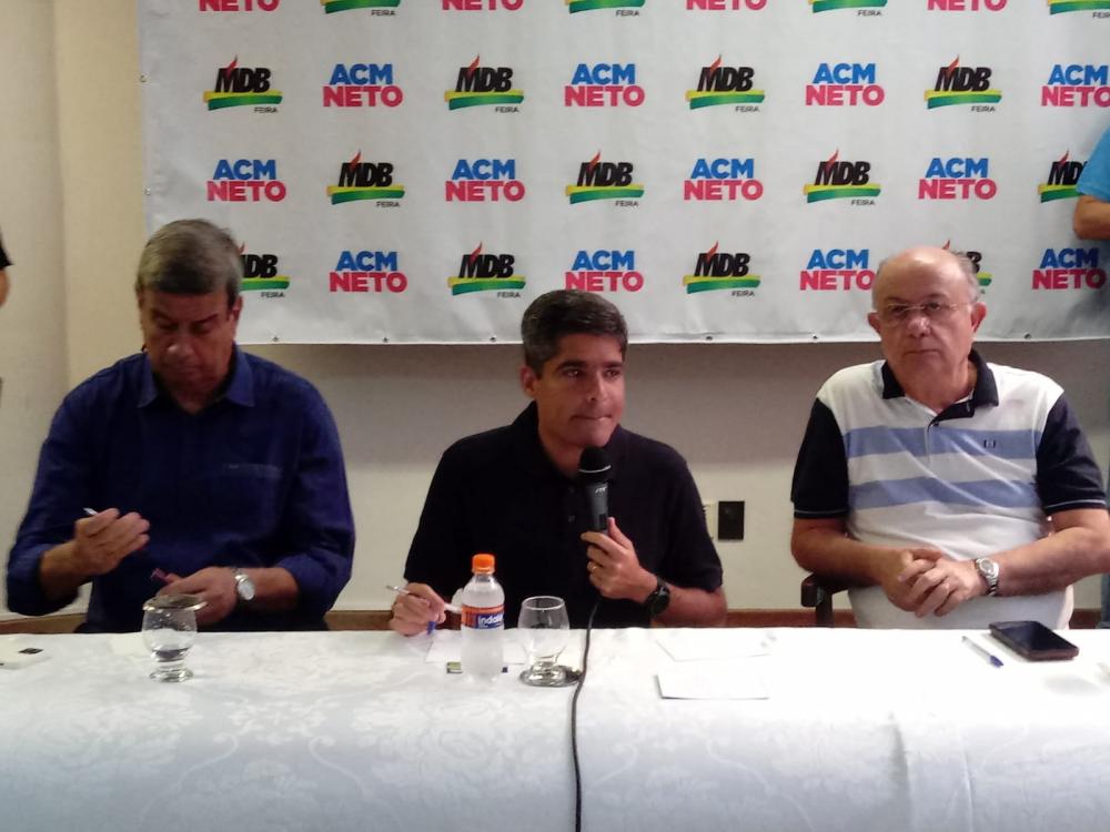 ACM Neto participa de evento político do MDB em apoio a sua pré-candidatura