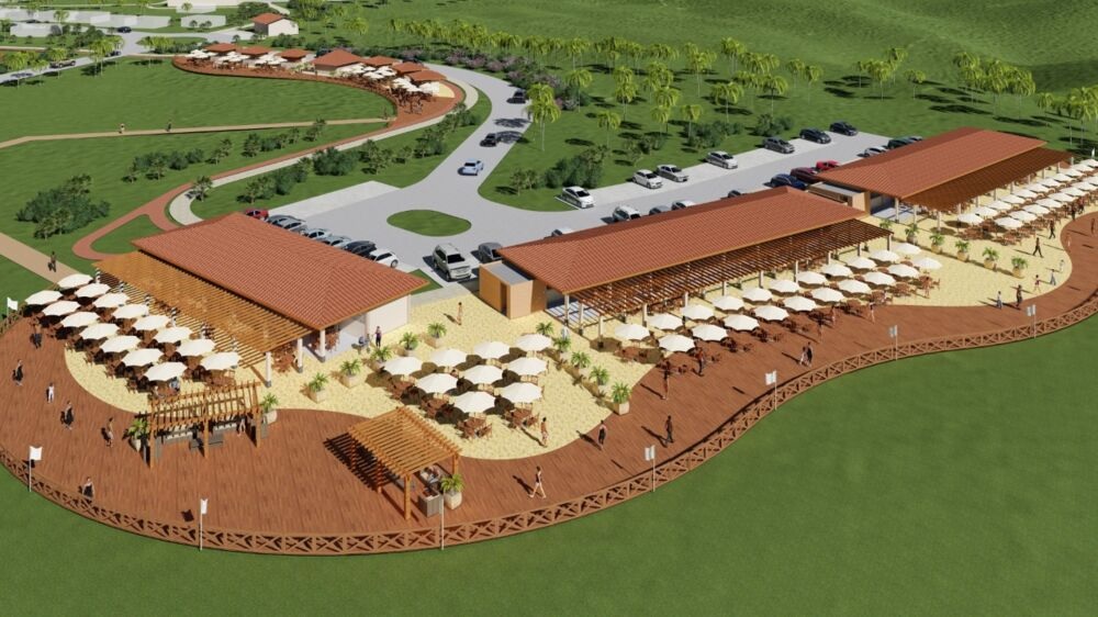 Rogério Costa assina ordem de serviço para Complexo Turístico