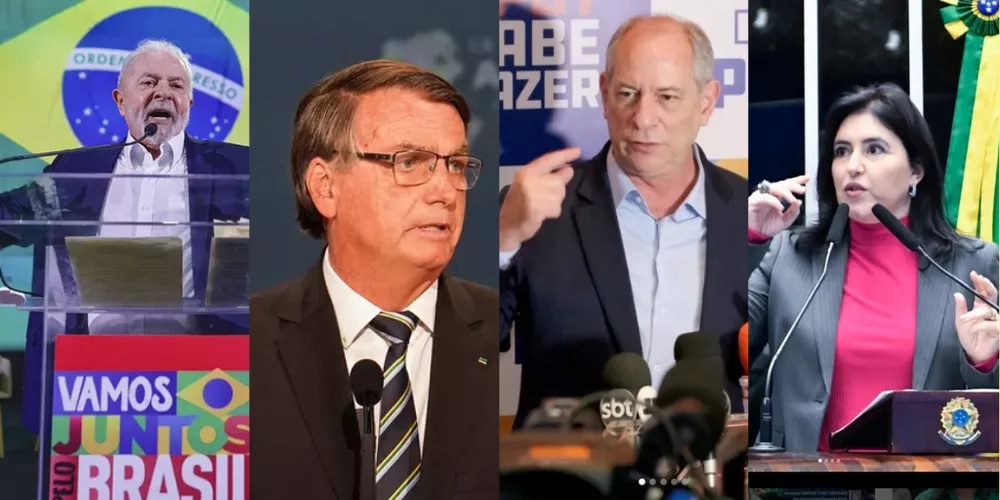 Lula, Bolsonaro, Ciro e Tebet cumprem agenda em Salvador neste sábado