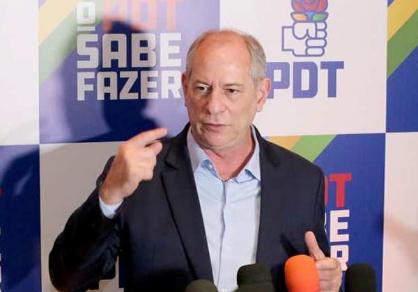 PDT oficializa candidatura de Ciro Gomes à presidência nesta quarta-feira