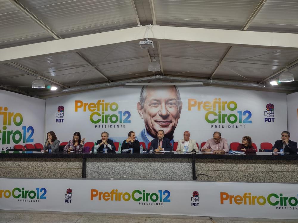  PDT lança oficialmente Ciro Gomes como candidato à Presidência