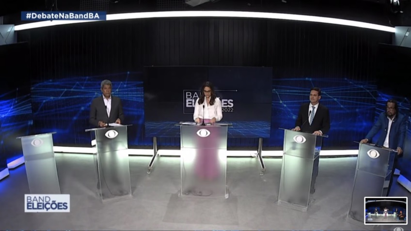 Sem ACM Neto, debate na Bahia vira palco para defesa e ataques a Lula e Bolsonaro
