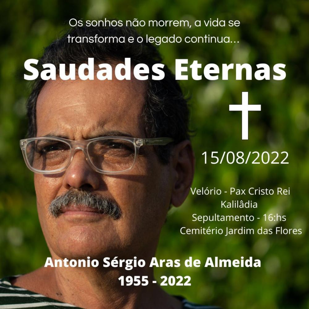 Feira de Santana perde o engenheiro ambiental Sérgio Aras