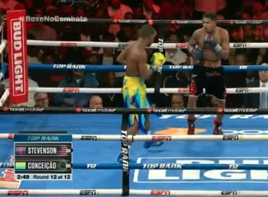 Robson Conceição perde para Shakur Stevenson em luta pelo título mundial de boxe