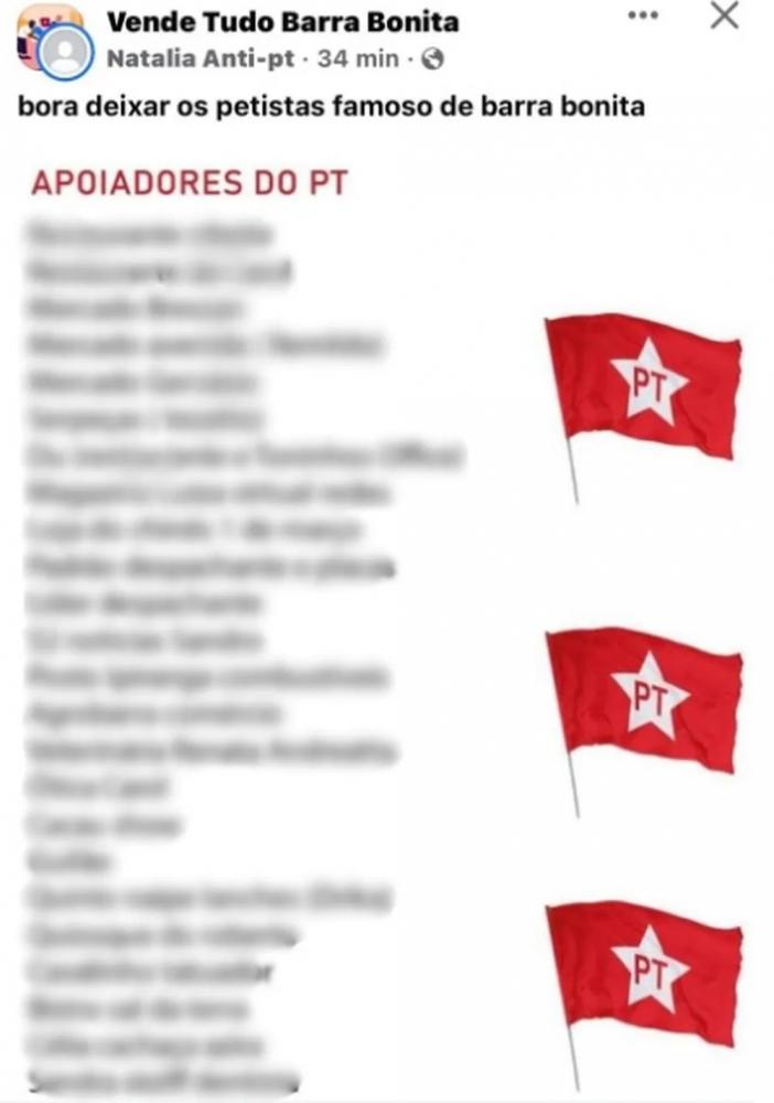 Esteticista que estava em lista de boicote a comerciantes petistas relata medo: 'Não tinha noção da proporção'