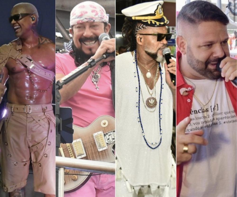 Com quatro trios, Arrastão da Quarta de Cinzas tem Léo Santana, Brown, Bell Marques e Danniel Vieira em Salvador