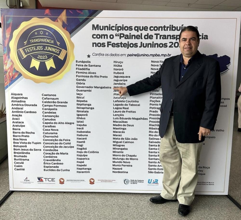 Governador Mangabeira é contemplada com o Selo de Transparência 