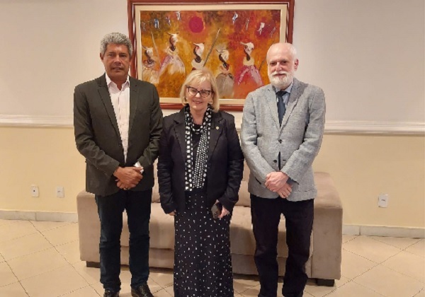 Jerônimo se reúne com presidentes do STF e TJ-BA para debater garantia das comunidades quilombolas