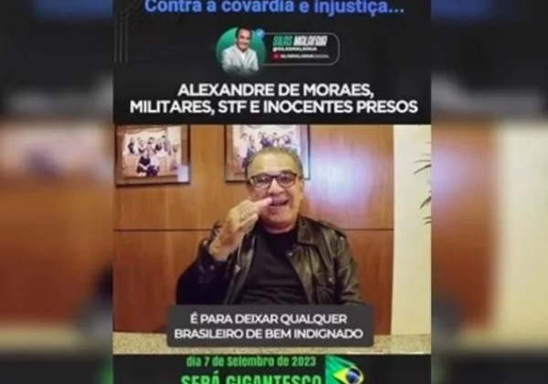Vídeos de convocações para o 7/9 fazem Dino agir e alertar contra manifestações