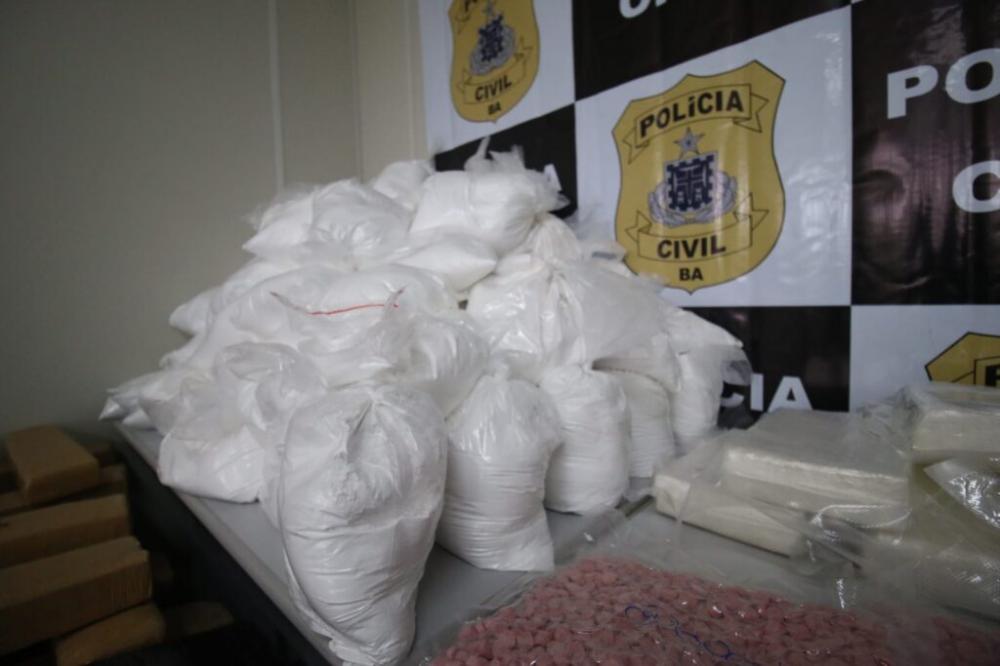 Em 10 meses, polícia baiana se aproxima de 8 toneladas de drogas apreendidas