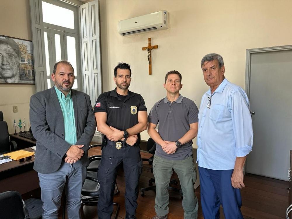 Prefeitura de Feira e Polícia Civil discutem convênio para enfrentamento à criminalidade