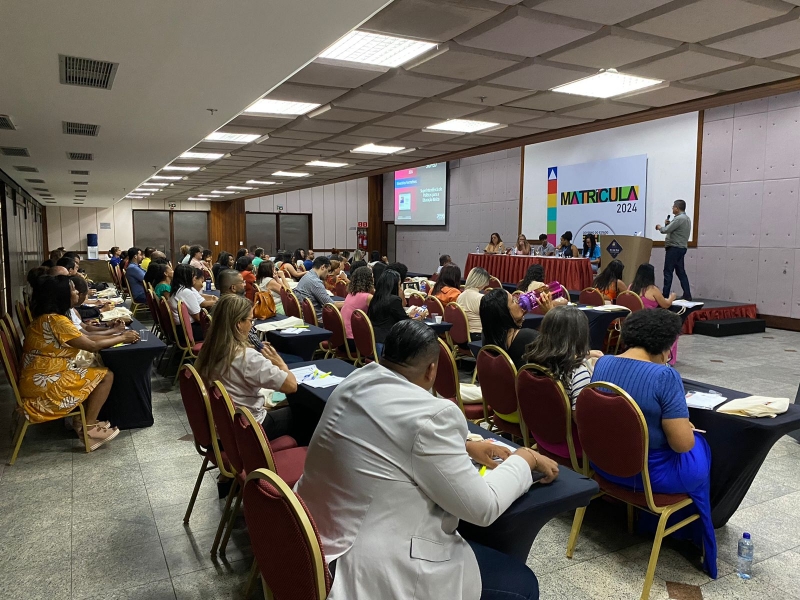 SEC realiza formação para equipes que atuarão na matrícula para o ano letivo 2024