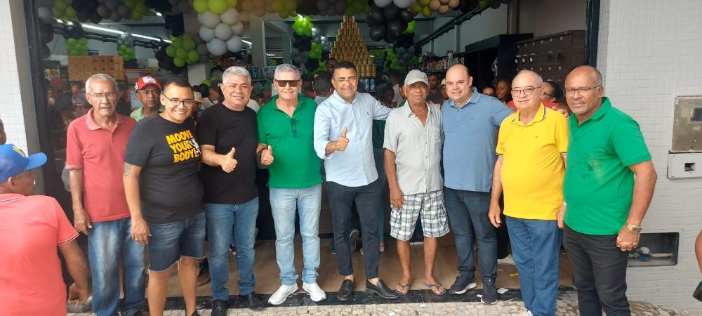 Mauro Vieira inaugura mais um de seus supermercados no Bravo, em Serra Preta