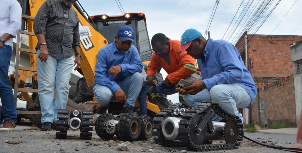 Moderno equipamento de inspeção de vídeo inicia vistoria em redes de drenagem no Campo Limpo