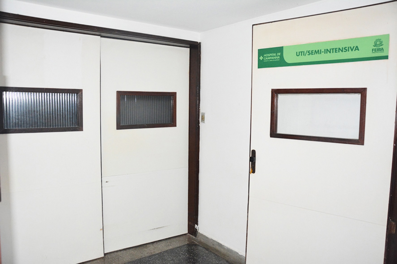 Nível de ocupação da UTI está em 39% no Hospital de Campanha de Feira