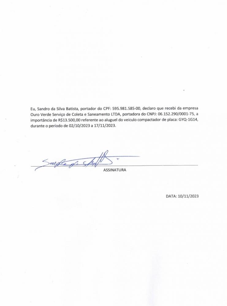 Fake News: Empresa Ouro Verde não tem débito com fornecedores 