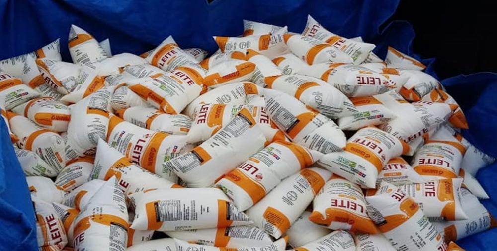 Assistência Social distribuiu cerca de 100 mil litros de leite em fevereiro