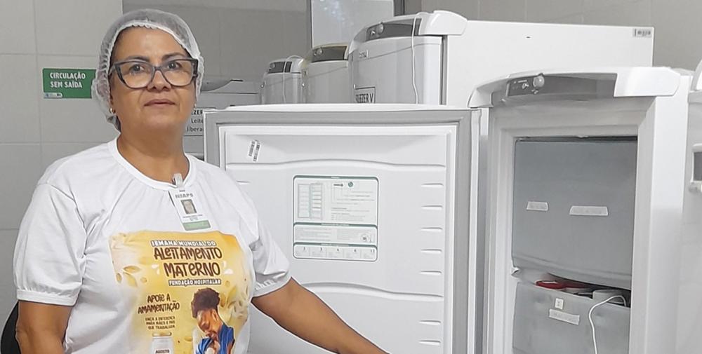 Estoque de leite materno do Hospital da Mulher está 43% abaixo do ideal