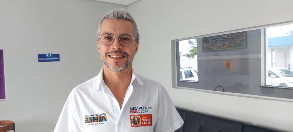 Secretário de Cultura do Estado da Bahia, Bruno Monteiro. Foto: Nivaldo Lancaster 