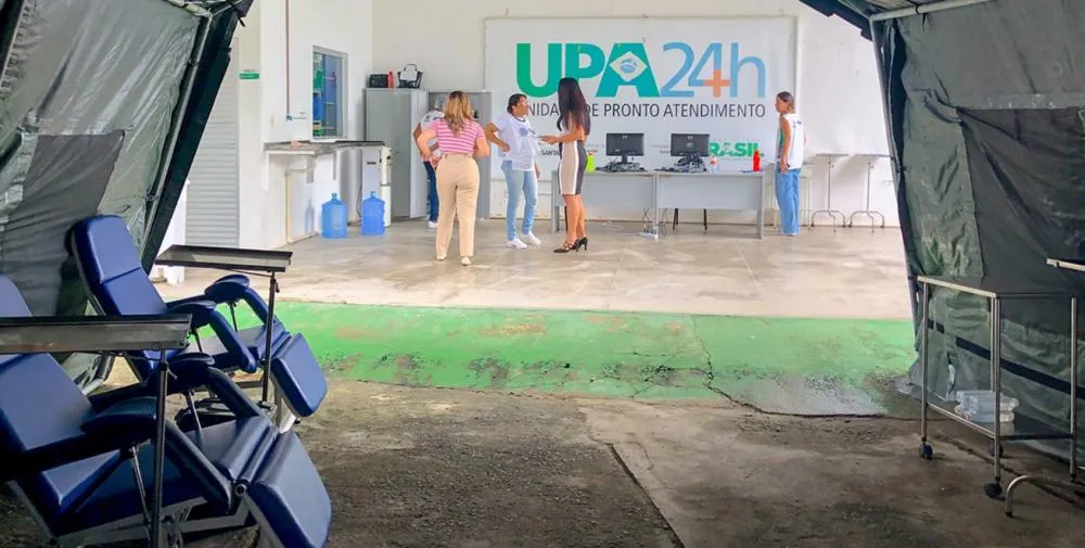 Tenda de hidratação é implantada na UPA Mangabeira