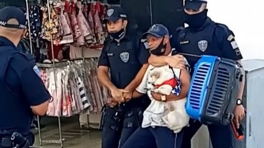 Guardas municipais realizam abordagem violenta em idoso e imagens viralizam; veja