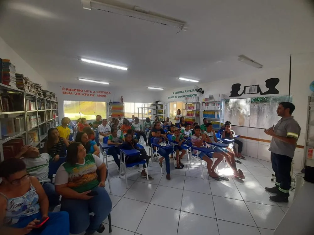 Usina de Pedra do Cavalo leva cultura de segurança de barragem para as escolas do Recôncavo Baiano