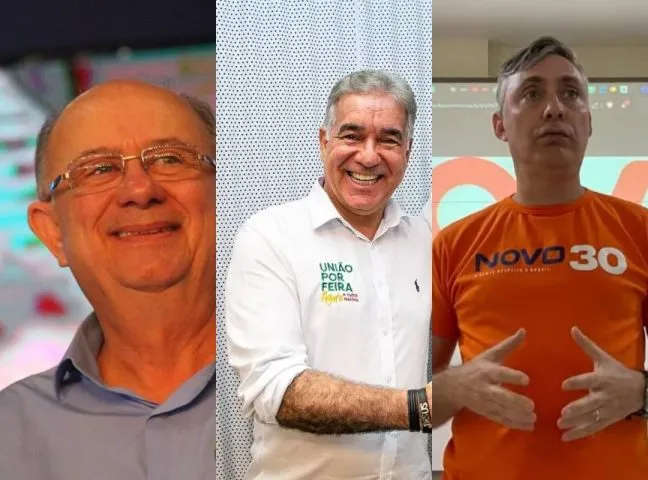 Acompanhe agenda dos candidatos à prefeitura de Feira de Santana neste sábado