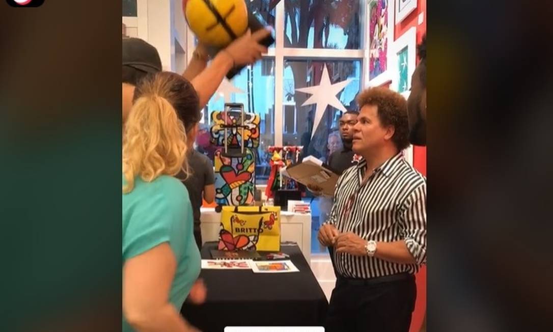 Romero Britto diz que vídeo viralizado é de 2017
