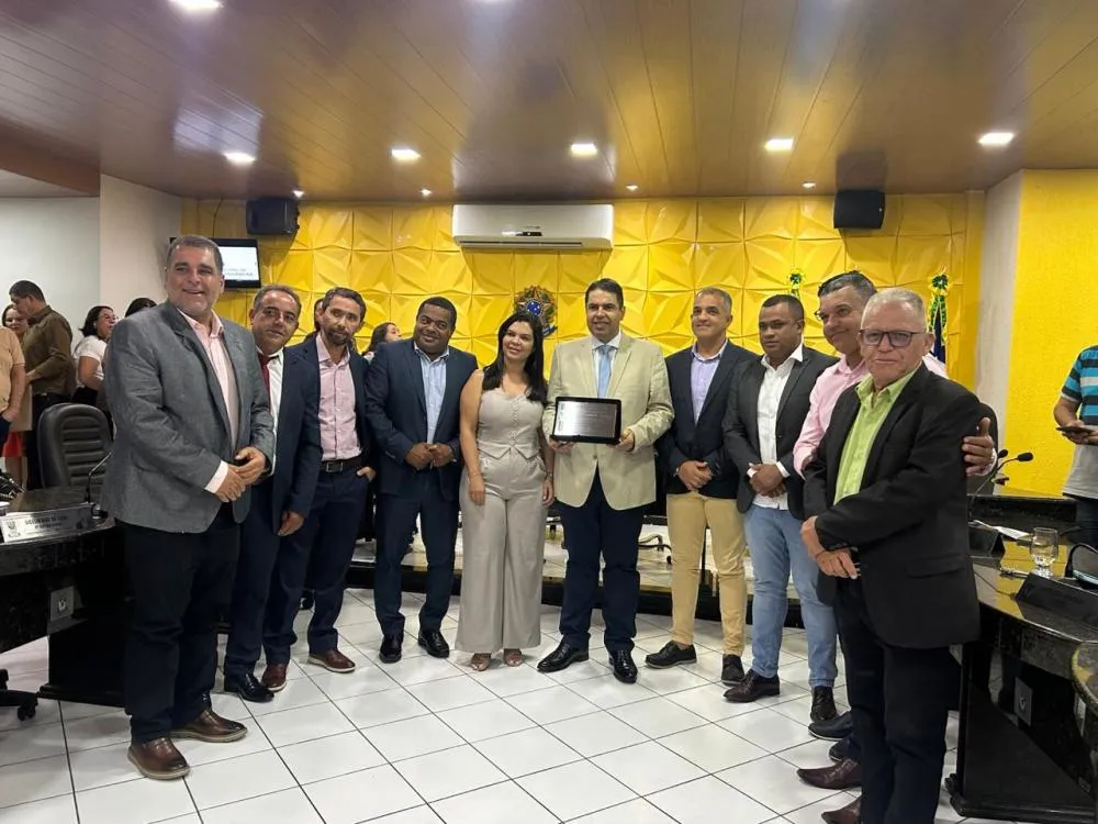 Prefeito Marcelo Pedreira é homenageado pela Câmara de Governador Mangabeira