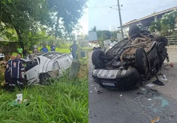 Acidente entre carros no sul da Bahia mata bebê e deixa seis pessoas feridas
