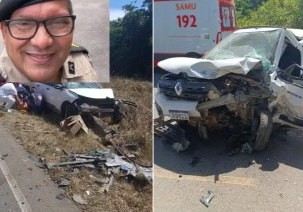 PM morre e outras 2 pessoas ficam feridas após batida entre carros no sul do estado