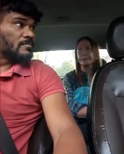 Passageira agride motorista de transporte por aplicativo após homem se recusar a entrar em condomínio: “Eu estou cheia de joia”