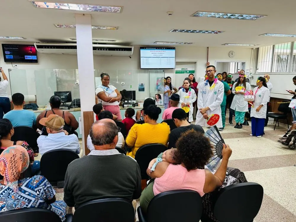 Educação, Alegria e Saúde: UPA Estadual de Feira de Santana Realiza Bailinho de Carnaval com Foco em Doação de Sangue e Prevenção de ISTs