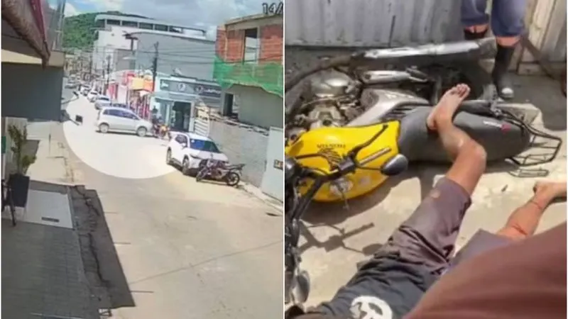 Mulher avança com carro contra ex-namorado na Bahia e acaba presa