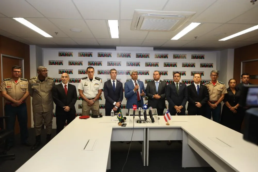 Governador Jerônimo Rodrigues anuncia mudanças na cúpula da Segurança Pública