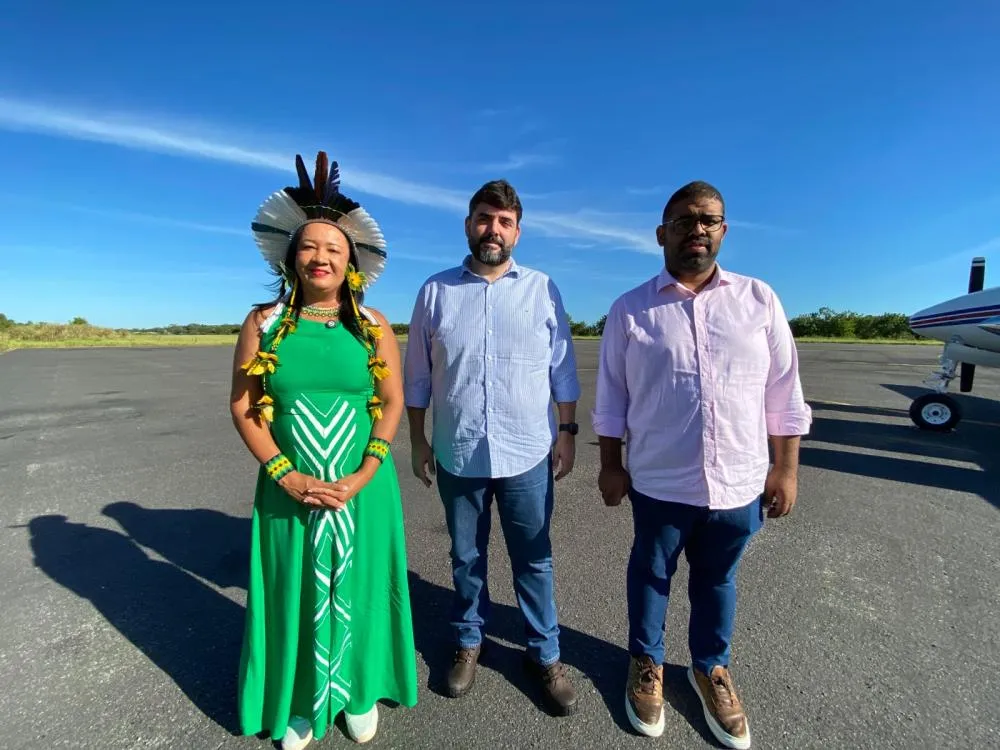 Secretários de Estado desembarcam no extremo sul para participarem de reunião com indígenas