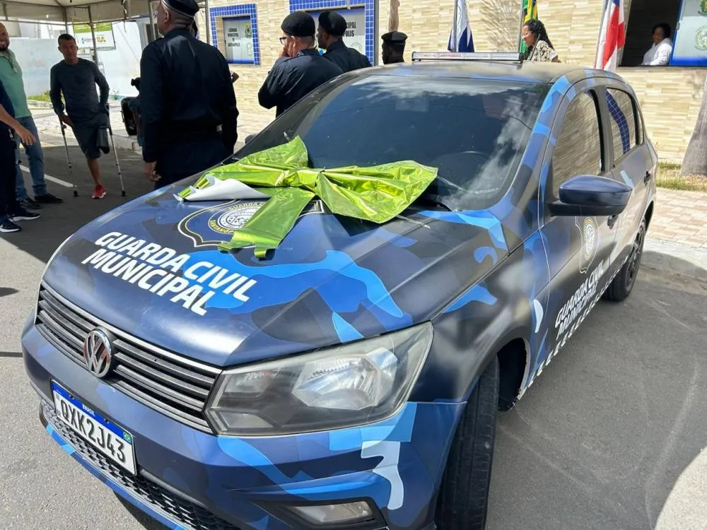 Guarda Municipal de Santanópolis ganha uma viatura em seu aniversário de 32 anos 