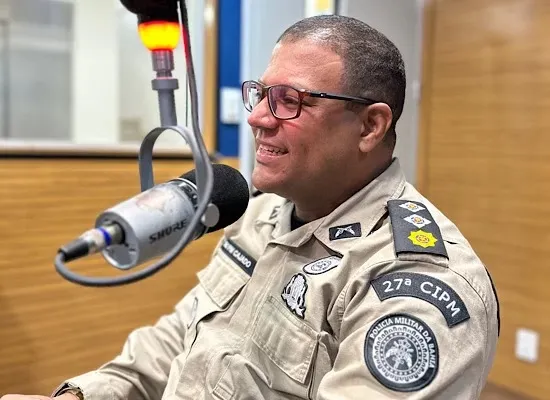 Major Cajado, comandante da 27ª CIPM, fala sobre trabalho realizado nas sete cidades de sua responsabilidade 