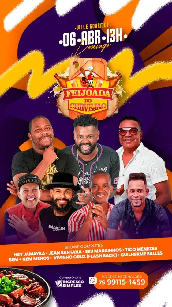 9ª edição da “Feijoada do Cervejão” acontece neste domingo (6)