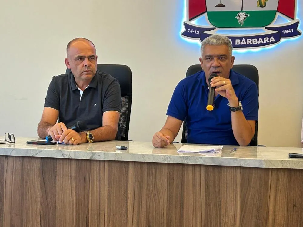 Prefeito e vice de Santa Bárbara falam sobre os seus primeiros 100 dias de governo