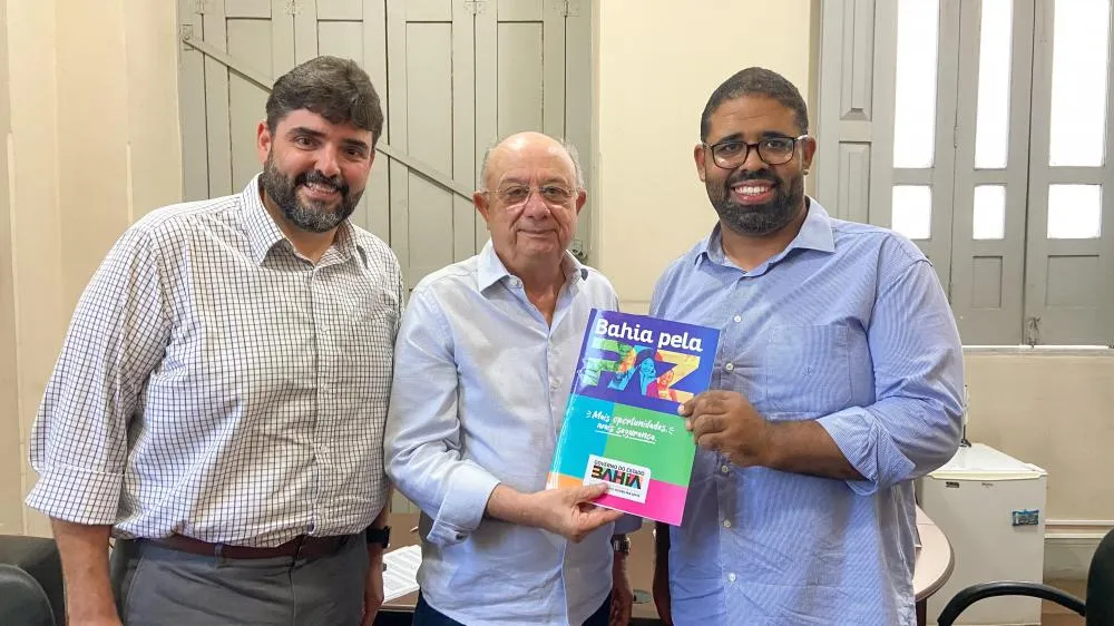Prefeito de Feira de Santana se reúne com Governo da Bahia para tratar do Programa Bahia pela Paz